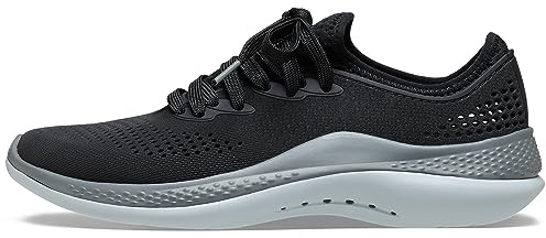 Crocs Donna LiteRide 360 Pacer W Scarpa, Black/Slate Grey, 37/38 EU