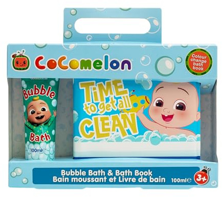 CoComelon Bath Book & Bubble Bath - Children's Gift Set - Bath Gift Set - Award-Winning