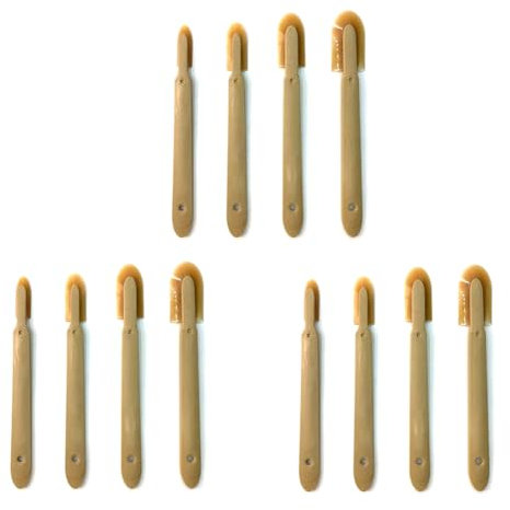 VitalEpcck 12 Pièces Outil de Calfeutrage en Caoutchouc de Différentes Tailles, Spatules de Calfeutrage Outil de Finition de Calfeutrage pour Plinthes de Joint D'Évier de Carrelage