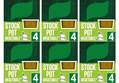 Vegetable Stock Pot 112g 6 Pack,The individual pot format makes it easy to use just the right amount of stock, keeping the rest fresh for later use.