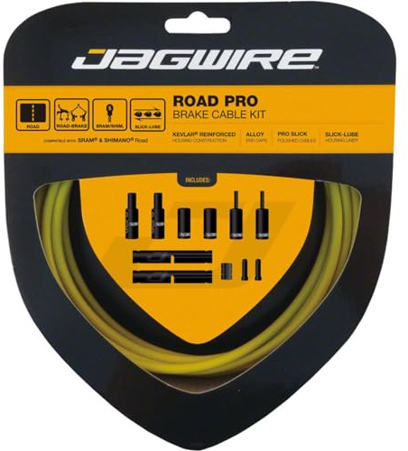 Jagwire PCK207 Kabel- och mantelset, unisex, vuxna, gul