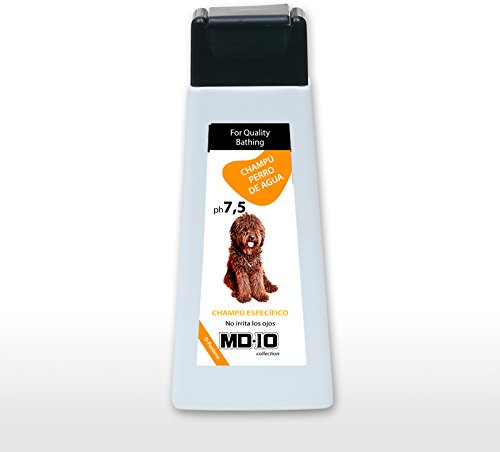 Hundeshampoo Gegen Juckreiz für Spanische Wasserhunde mit Schwarzem Fell - Verbessert die Schwarze Farbe - Feuchtigkeitsspendendes und Veganes Shampoo Texturierung der Locken 300 ml - MD-10 COLLECTION