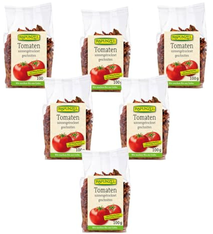Rapunzel - Tomaten getrocknet geschnitten in Würfel - 100 g - 6er Pack