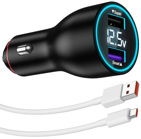 Kfz Ladegerät 120W und USB C Kabel für Xiaomi Redmi Note 15 14 13Pro+ 5G 12