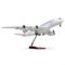 QIYUMOKE 1/160 A380 18 Pouces Grand Modèle d'avion Moulé pour Air Francesous Pression avec Support Sky Jumbo Airliner Modèles d'avion Kit de Modèle de Collection pour Cadeau