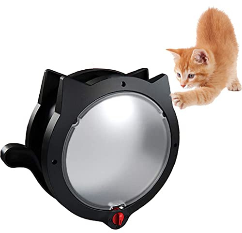 Porta Per Animali Domestici Per Interni Per Gatti 4 Modalità Di Chiusura Porta Per Gatti Magnetica Resistente Alle Intemperie Con Accessori Di Installazione (#2)