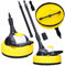 Accessorio per pulitore per patio – Testa di fissaggio per idropulitrice serie K, ad alta pressione, per pulire superfici e patio K2 K3 K4 K5 K6 K7, ugelli rotanti per la pulizia di pavimentazione