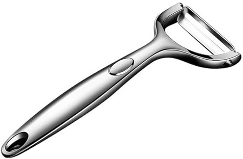 Lumi Zenva Pelador de Patatas de Acero Inoxidable Grueso Multifunción para Verduras Tomates y Más Ideal para Cocina Profesional y Hogar Pelador Verduras