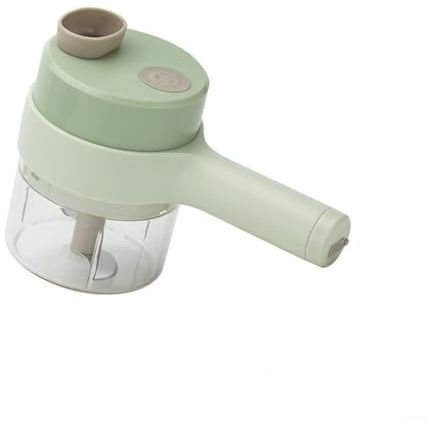 Tritatutto per alimenti ricaricabile USB con foro di riempimento per aglio e verdure, taglierina elettrica per verdure, design facile da pulire e utensile da cucina portatile