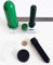Geo-Versand 50 grüne Geocaching Petlinge mit FTF Deckel wasserdicht Tube behälter Preform Preformen (50 x 13 cm grün)