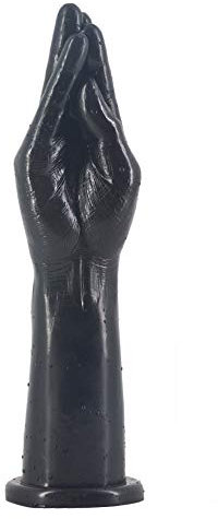 Roluck Anal Trainer Realistischer Faust Analdildo mit Saugnapf Hand Dildos Analsexspielzeug für Frauen Lesben Männer Fisting Masturbator 30cm Lange (Schwarz)