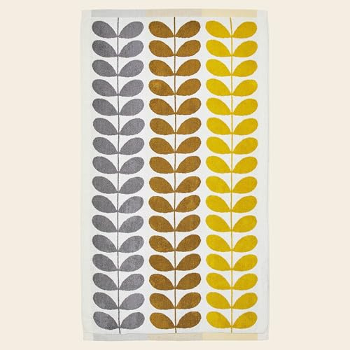 Orla Kiely Trio Stem Dune TowelsBathroom Linen: Bath Towel, 70x125cm