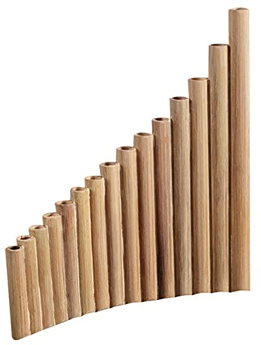 Flöte 15 Rohre Natürliche Bambus Wind Instrument Panflöte G Schlüssel Panflöte Handgemachte Holzblasinstrument Folk Instrumentos