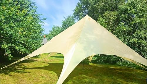 Star Tent Economy Range,Budget Friendly- large Including Canopy Fabric 10m wide telescopic outdoor events(Cream)