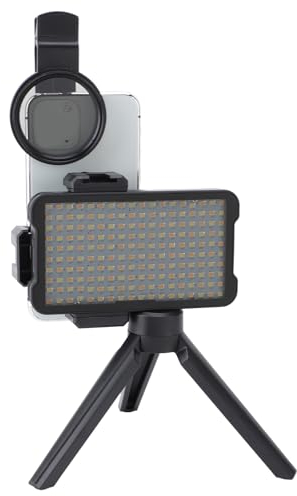 Iluminación LED para Fotografía, Luz para Fotografía de Tatuajes, Luz Recargable Inalámbrica con 180 Chips LED, Temperatura de Color Ajustable y Lámpara de Brillo para Tatuadores