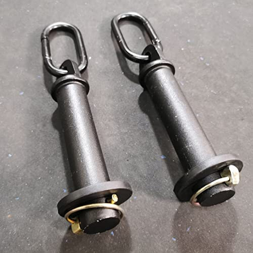 Cage de musculation robuste pour salle de sport à domicile - Convient aux cages à tubes de 7,6 x 7,6 cm avec trou de 2,5 cm - Accessoires de gym essentiels pour la musculation et l'haltérophilie