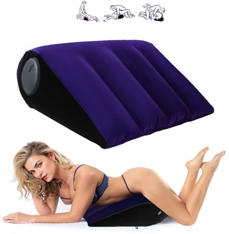 Cuscino Sessuale Gonfiabile con Foro – Cuscino Lombare per Coppie, Supporto per Posizioni Profonde, Giocattolo Erotico Intimo per Donna e Uomo