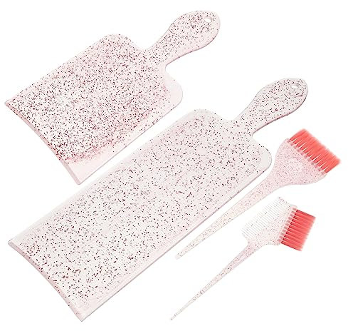 VICASKY 1 Ensemble ensemble de couleur de cheveux Coloration pour cheveux kit mèches pour pinceau d'application couleur nylon rose