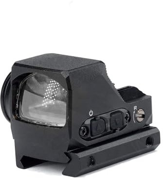 R-X 1x24mm Green Dot Sight w/fibra ottica mirini posteriori Glock Mount & Picatinny Rail Mount per pistola da caccia pistola, Shake Awake