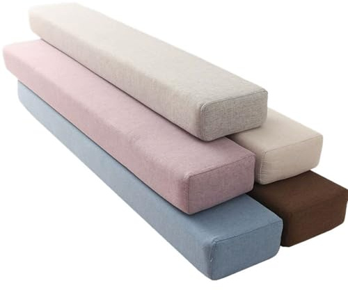 Custom Size Mattress Pillow Bed Bridge, Soft Bed Gap/Space Fillers Headboard Pillow Mattress Support Bolster with Zipper, Close Gap Between Mattress and Wall (Custom Size,Color)