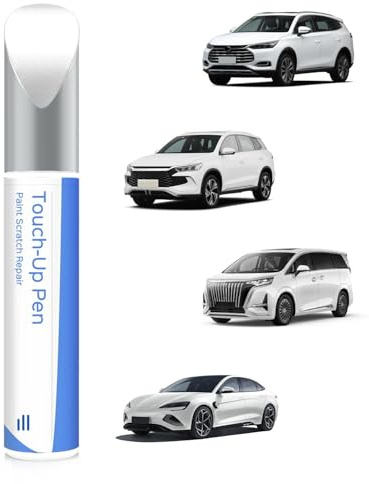 PARTS4EV (WA2) Polar White Auto penna vernice per BYD – Corrispondenza esatta per chip e graffi