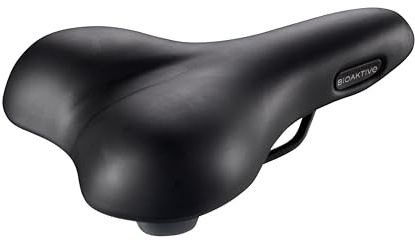 Selle San Marco BIOAKTIVE Trekking - Selle Ville, Urbaine, E-Bike & Trekking, Housse Biofoam Confort - Taille L1, Noir