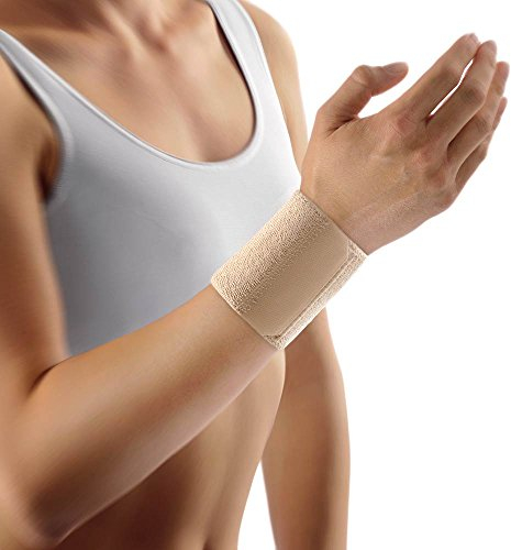 Bort elastische Handgelenkbandage Klettverschluss Gelenk Bandage Hände, hautfarben, Gr. 1