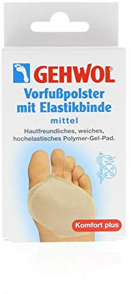 Gehwol Anti Druk Voorvoetkussen G In Elastische Bandage Gelkussen Art.102 681 400 Medium 1stuks