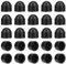 M8 (13mm Wrench) Black Plastic Nut and Bolt Protective Dome Cover Hex Nut Cover Nut and Bolt Protection Caps Cover for Bolts,Hex Hexagon Screws, 30 PCS
