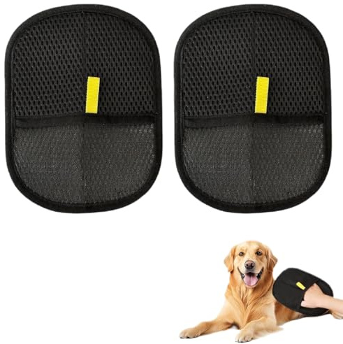 Haarentfernungshandschuhe Zwei Paar Tierhaarentfernungshandschuhe Neue wiederverwendbare Tierhaarentfernungshandschuhe Katzenhandschuhe zum Reinigen von Kleidung und Sofas