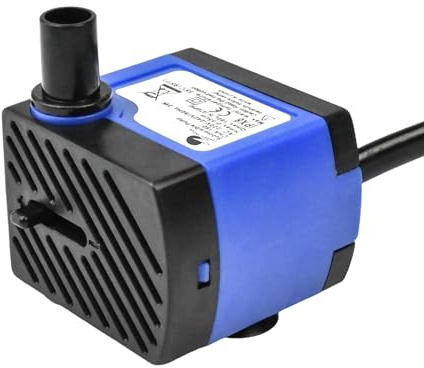 CHANCS Pompe de fontaine d'extérieur 74 GPH AC 220 V 4 W avec 2,46 ft de hauteur de refoulement Petite pompe submersible pour fontaine de table