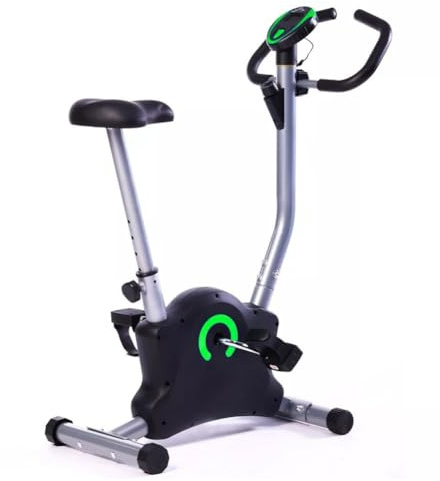 FFitness Cyclette Da Casa Bicicletta da allenamento Indoor con Display LCD Resistenza Regolabile Gym Ciclocamera con Comodo sedile