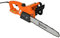 DURHAND Aluminium Chainsaw with Double Brake Protection and Blade Cover, 2000 W, 40 cm, for Wood, Trees and Branches, Orange