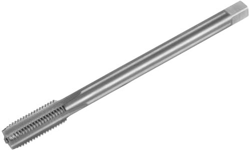 QUARKZMAN Taraud à Filetage Métrique M12 x 1.5 H2 150mm Fraiseuse à Filetage à Cannelure Droite Extra Longue, Outil de Réparation de Taraudage