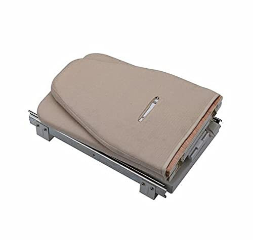ASumPio Pull Out Ironing Board Rotatable Cabinet Built Iron Board Fold Away Drawer,Ironing Table with Heat Resistant Cover,
