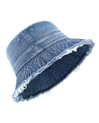 Zylioo XXL XL L M denim solhatt solhatt stora jeansmössor, justerbar packbar sommar resehattar