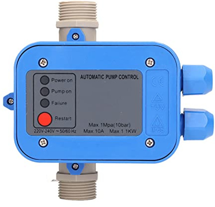 Interruttore di controllo della pressione della pompa dell'acqua 1.5BAR -3.0 Controller regolabile blu grigio blu per uso domestico