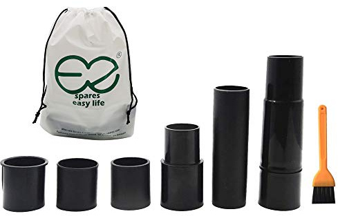 EZ SPARES Universal Vacuum Hose Adapter,Fit 1 3/16 to 1 1/4 to 1 3/4 to 1 1/2 inch Convertor,for All Different Vacuum Reducer Hoses Attachments,Compatible with Common models-6 Pcs