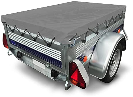 EURO VANADIUM - Flache Plane für Anhänger Grau 150 x 105