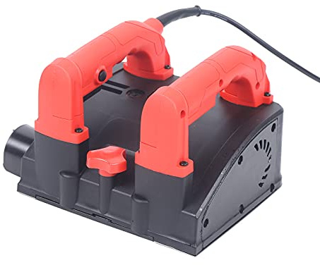 Elektrisk vägghyvel 1 200 W 3 000 varv/min renoveringsfräsmaskin, spatelputsslip, elhyvel, slipmaskin, gipsfräsmaskin för betong och gipsvägg 160 mm