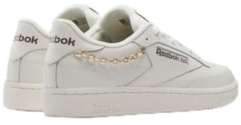 Reebok Damen Club C 85 Sneaker, Chalk Mahagoni Gold Metallic, 38.5 EU