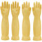 YIOIY Reinigungshandschuhe, wasserdichter und ölbeständiger Gummihandschuh für Küchenreinigung, Kleidung, Reinigung, Haushaltsreinigung, Geschirrspülen, Autowäsche, Haustierpflege (Gelb, L)