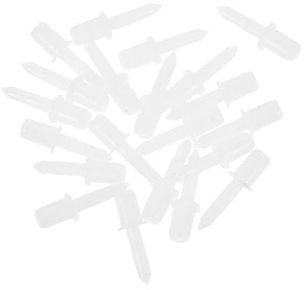 NUOBESTY Pasadores para Contraventanas de Plástico 20 Piezas Herramientas de Reparación Diseño Durable y Compatible para Persianas y Cortinas Kit de