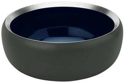 Stelton Ora Schale Ø15cm, dunkler Wald pulverbeschichtet innen mitternachtsblau H 6cm Nicht spülmaschinenfest
