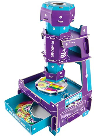 Build Your Own Kaleidoscope - With Rotating Stand and Tray - Cardboard Craft Kit - Ages 8+