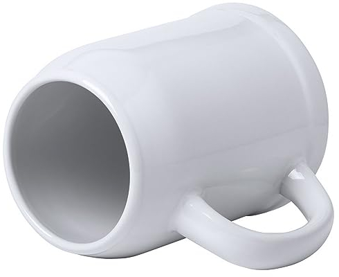 noTrash2003 Jarra de cerveza clásica grande con piedra de cerveza de 700 ml de cerámica blanca apta para 2 botellas de cerveza bávara de la jarra de piedra