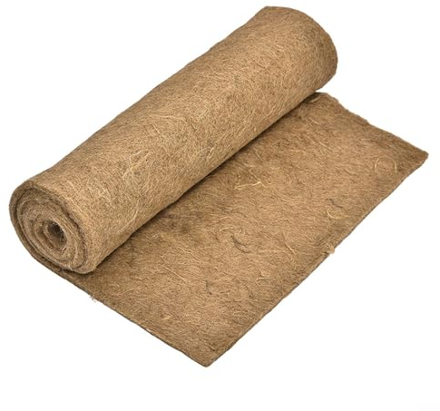 Oniissy Couverture contre les vers en fibre de jute biodégradable pour compost polyvalente – S'adapte à n'importe quel sac poubelle à vers, subpod, etc. – Garde les vers sombres, humides et chauds (1