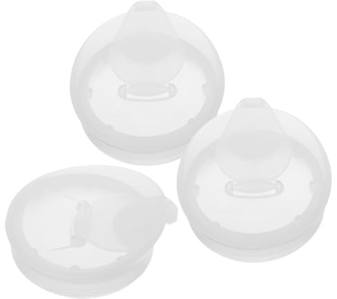 TOYANDONA 3 Coperchi per Brocca D’Acqua in Plastica Alimentare Tappi Anti-Rovesciamento Chiusura Ermetica Compatibili Brocche e Caraffe per Uso Domestico e Ristorazione Riutilizzabile
