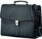 Alassio 47014 Aktentasche PESCARA, Dokumentasche aus Kunstleder, Tasche mit Schloss, Aktenkoffer, Businesstasche mit Schloß und Schultertrageriemen, Tragetasche, ca. 41 x 31 x 12,5 cm, schwarz
