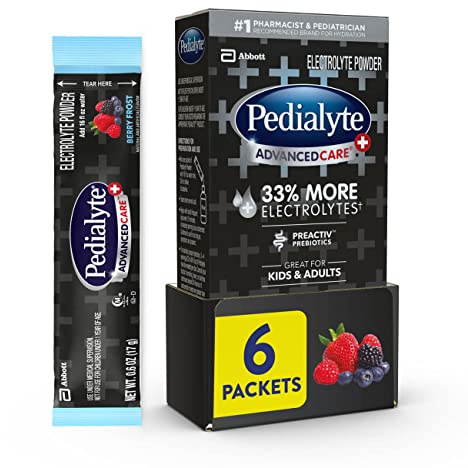 Abbott Abbott Pedialyte Advanced Care Berry Frost 6 pckts